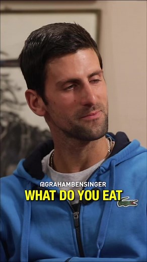 Novak Djokovic’s INSANELY healthy diet 👀 #NovakDjokovic #tennis #diet | Graham Bensinger