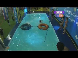 Combate inicia la semana con el reto puntería acuática 💪