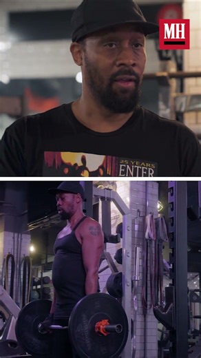 Oh to be a fly on the wall backstage at a Wu Tang show working out with RZA... #menshealth