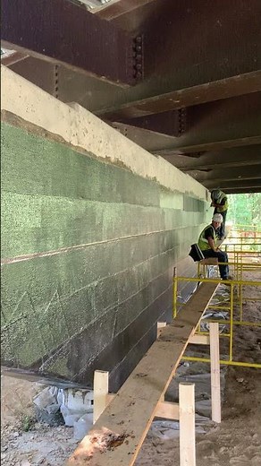 Indiana Structural Bridge Pier Cap Repair using CFRP - Carbon Fiber Reinforced Polymer