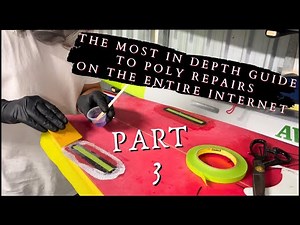 Sanding Resin & Airbubbles in Surfboard Repairs
