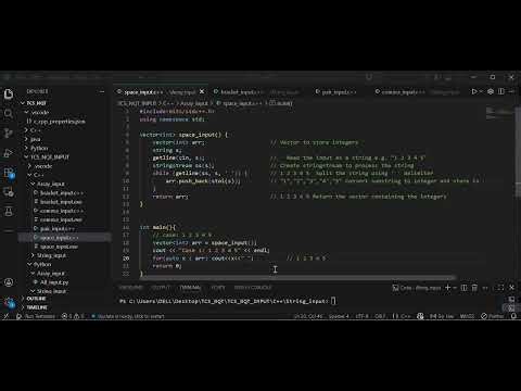 TCS NQT Coding Input Format Explained | How to Take Input in TCS NQT (C++)