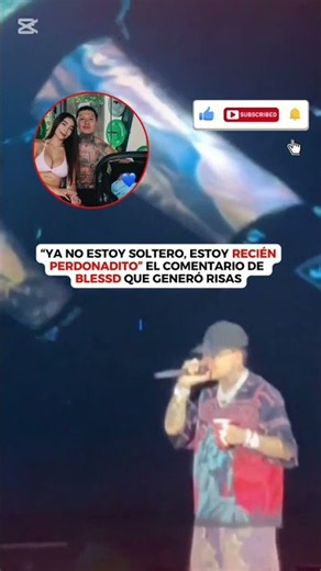 "I'm newly forgiven," said Blessd during one of his most recent shows