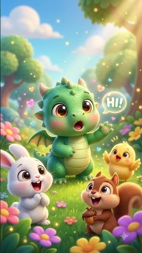 🐉❤️ I SPOKE! — BABY DRAGON WON EVERYONE OVER | #kidsvideos #kidsanimation #preschool #kids