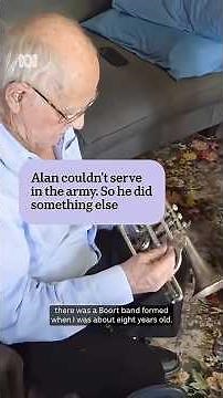 100-year-old bugler prepares to play for Anzac Day | ABC NEWS
