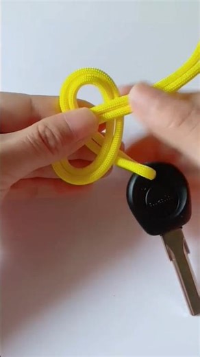 Amazing tricks for making key rings with rope