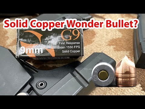 9x19mm, 77gr Copper EHP, First Response, G9 Defense