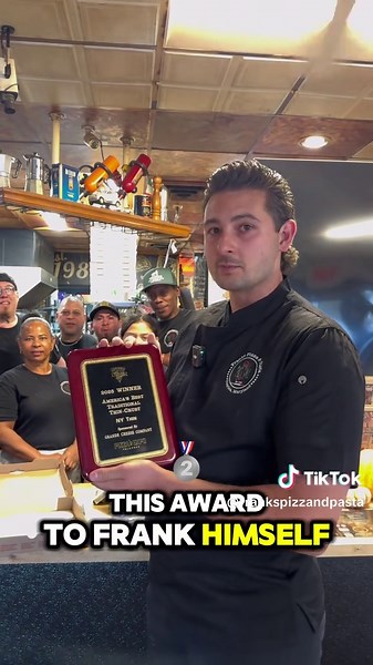Frank’s Pizzeria Wins Best New York Pizza Award