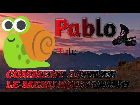 💻 [TUTO] COMMENT ACTIVER LE MENU BOUTIQUE IG