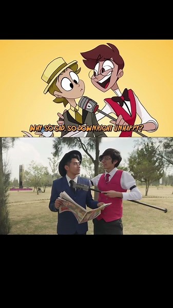 Hazbin Hotel DAISIES Live Action Español(1) #cinematic #alastor #filmmaker #hazbinhotel #inreallife