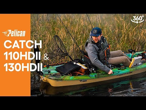 PELICAN | CATCH 110HDII & CATCH 130HDII Fishing Pedal Drive Kayaks Walkthrough