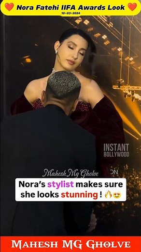 Nora Fatehi IIFA Award Fashion Look ❤️|| Nora Fatehi IIFA Awards 2025 😍|| MG #shorts