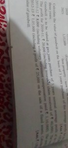 Calculate the value of goodwill on the basis of 3 years purchas... | Filo