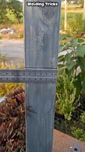 Old welder's clever trick hollow pipe corner connection #weldingtricks | Welding Trick