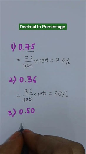 💯 Never Forget This Decimal to Percentage Trick! #infinitymaths #mathtricks
