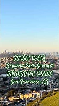 EXPLORING The SE Corner of San Francisco AT Bayview Park Summit #tourism #park #trending #travel #SF