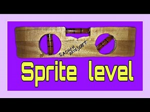 How to make wood spirit levels