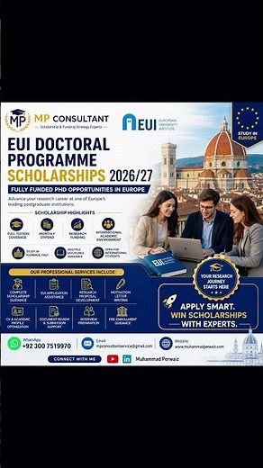 Fully funded scholarships opportunities in Europe