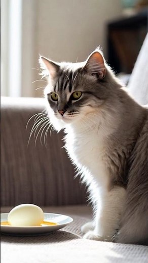 Egg for Cats – Daily or Weekly?” #pets #cat #ai