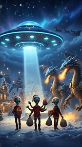 ALIENS HAVE COME FOR CHRISTMAS PRESENTS... AND THEY BROUGHT DRAGONS.