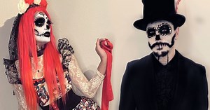 Tom Sandoval and Drag Queen Rhea Litré's Halloween Makeup Tutorial