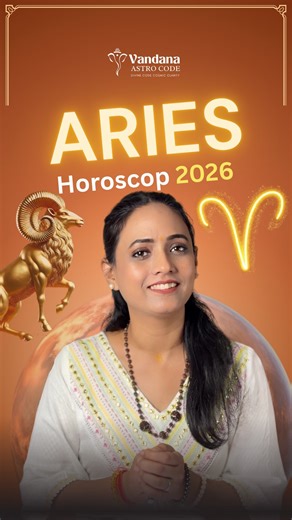 Vandana Astro Code on Instagram: "“2026… (मेष) Aries Rashi ka Comeback Year.🎉 Career, Money, Relationships - sab Align hone wale hain. Aap bas apni Energy High rakhiye… ye saal aapko wahi dega jo aap deserve karte हैं 🔥✨ Remedy: Tuesday → Hanuman ji ko sindoor + chameli tel Offer Kare. Benefit: Career speed, protection, courage. Lucky Color: Scarlet Red Lucky Number: 9 Lucky Day: Tuesday [Arieshoroscope2026, MeshaRashiAstrology, YearlyPredictions2026, Arieslove2026, AriesCareer] #aries #horosc