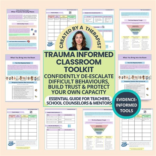Trauma Informed Classroom Toolkit: Teacher & School Counselor Guide for Kids and Teens (PDF Download) - Etsy