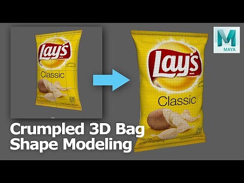 Create Wrinkles into Crumpled Plastic Bag with by Sculpting Tools – Autodesk Maya