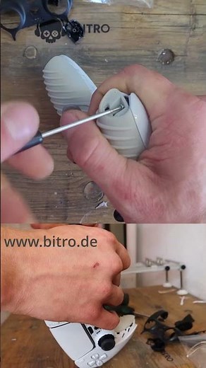 easy repair a broken paddle on ps4 controller #controller #diy #ps5 #shorts