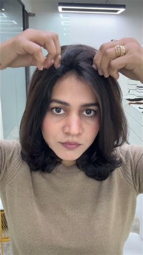 Small topper | Thin Crown? This Mini Topper Blends Like Magic #hairtoppers