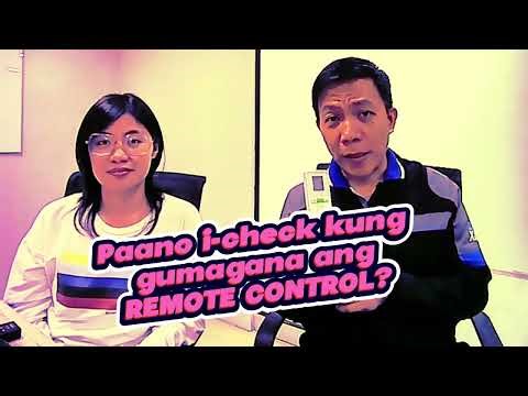 Paano i-check kung gumagana ang Remote Control?