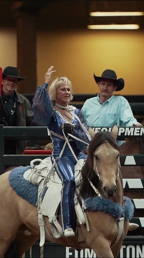 72-Year-Old Jerri Duce's Amazing Trick Riding Act at Canadian Finals Rodeo