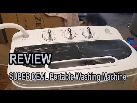 SUPER DEAL Portable Washing Machine | Setup and Review 2021