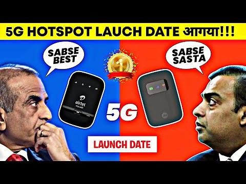 5G Dongle Launch Date In India || 5G Dongle Unboxing || Hotspot Device || Jio , Airtel 5G