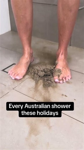 5 million views in 14 hours! Australian’s sure relate to sand scrot! #funny #viral #australia #beach