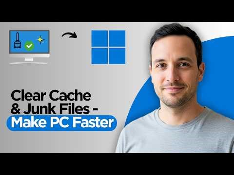 How to Clear Cache & Junk Files in Windows | Make PC Faster (2026 Step by Step Guide)