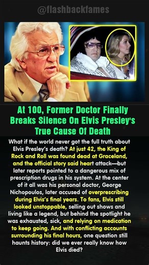 At 100, Former Doctor Finally Breaks Silence On Elvis Presley's True Cause Of Death #shorts