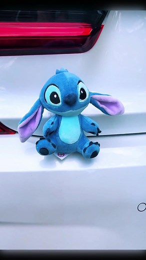 Do you want to install Brother stitch in your car?#stitch #liloandstitch #disney #cute #car #plushies #fyp #foryou