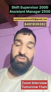 Urgent Need Shift Supervisor, Assistant Restaurant Manager Zoom Interview Tomorrow 11am waniinternational28@gmail.com8491939382 Zoom Interview In Kashmir | Ishaq Dar