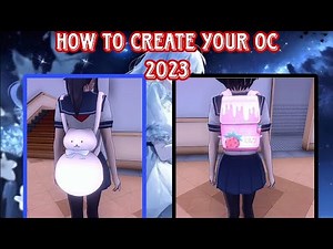 How to create your Oc 2023 /part12 💗/ Yandere Simulator Tutorial 💗 #yanderesimulator #tutorial #game