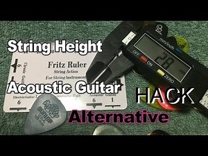 Fritz Ruler String Height - Acoustic Guitar