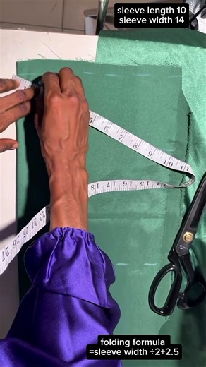How to create slope of a sleeve in Yoruba #tutorial #shorts #yoruba #fyp #world