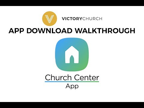 Church Center App Download and Giving Tutorial