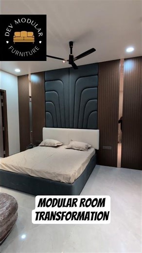 Modern Room Modular Furniture Design ✨ Space Saving Idea #aveeplayr #freerishta #shorts #shortsfeed