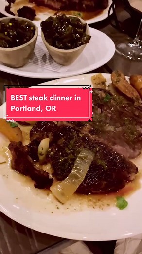 The Best Steak Dinner at Laurelhurst Market in Portland, OR