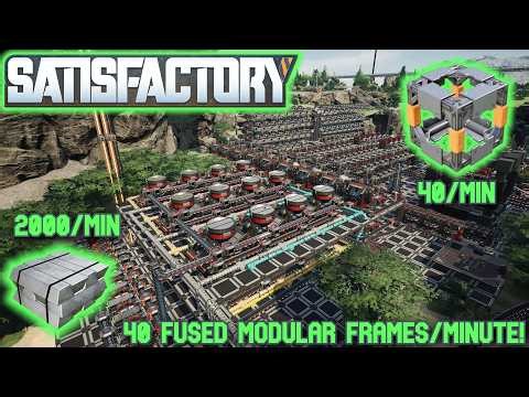 40 Fused Modular Frames/Minute! | Satisfactory ep.30