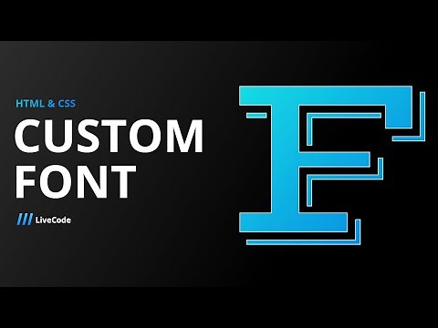 Importer une police personnalisée facilement en HTML & CSS