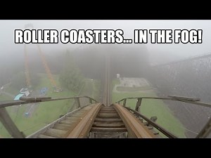 Jupiter Wooden Roller Coaster In The Fog POV Kijima Amusement Park Japan 1080p 60FPS