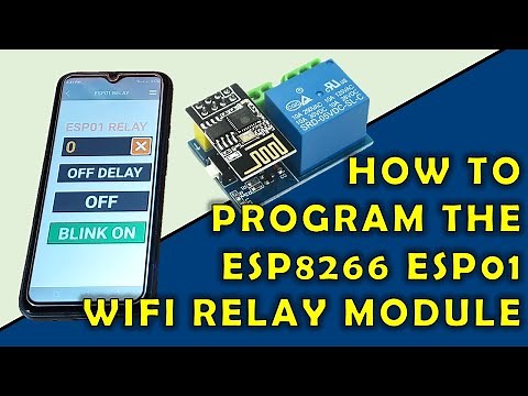 How to Program the ESP8266 ESP01 Wi-Fi Relay Module | RemoteXY | FLProg