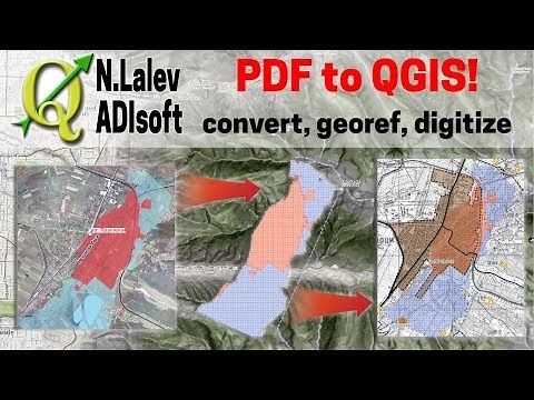 QGIS : How to Georeference PDF files?